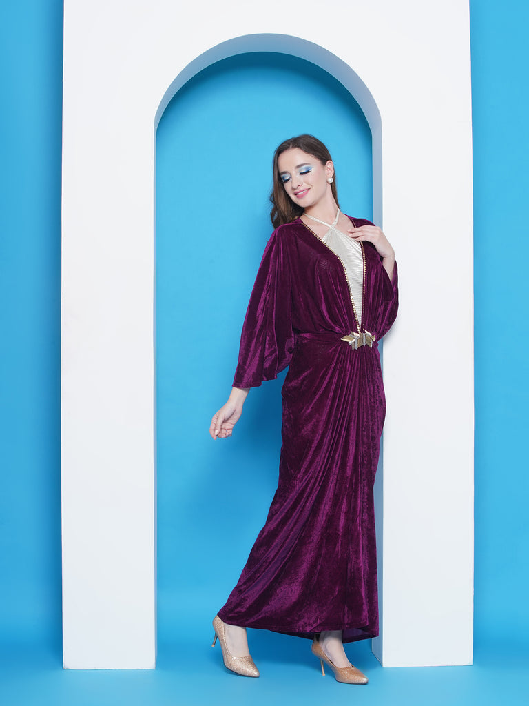 Designer Velvet Anarkali Kurti/Long Gown Set||Wedding Kurit, 53% OFF